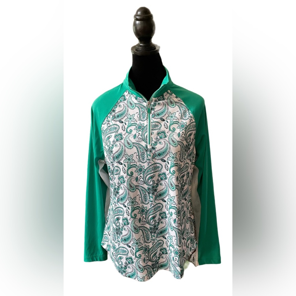 GU: Paisley Activewear Long Sleeve Shirt